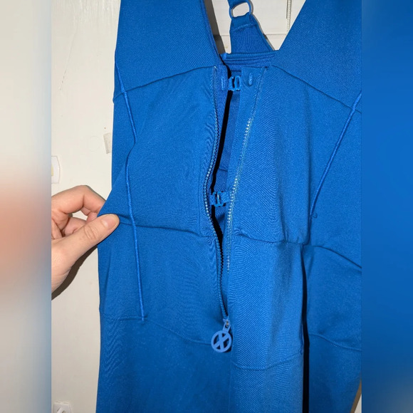 NWT Savage x Fenty by Rihanna Blue Hotline Jumpsuit Plus Size 18-20 - Picture 9 of 11